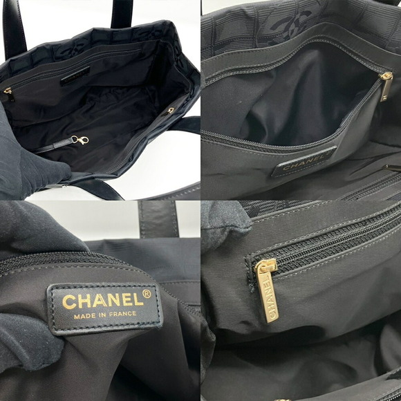CHANEL Black Canvas Shoulder Bag - Picture 5 of 5